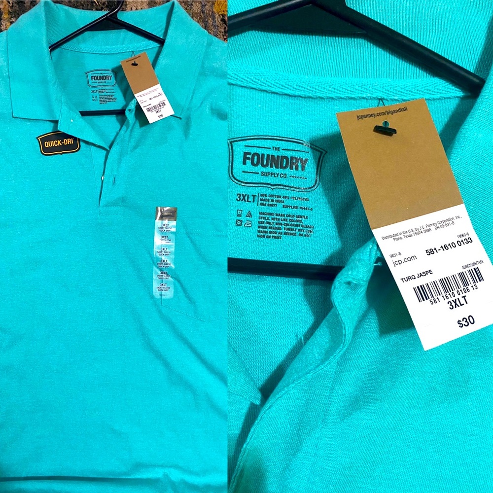 Mens Big & Tall Polo. NEVER WORN.